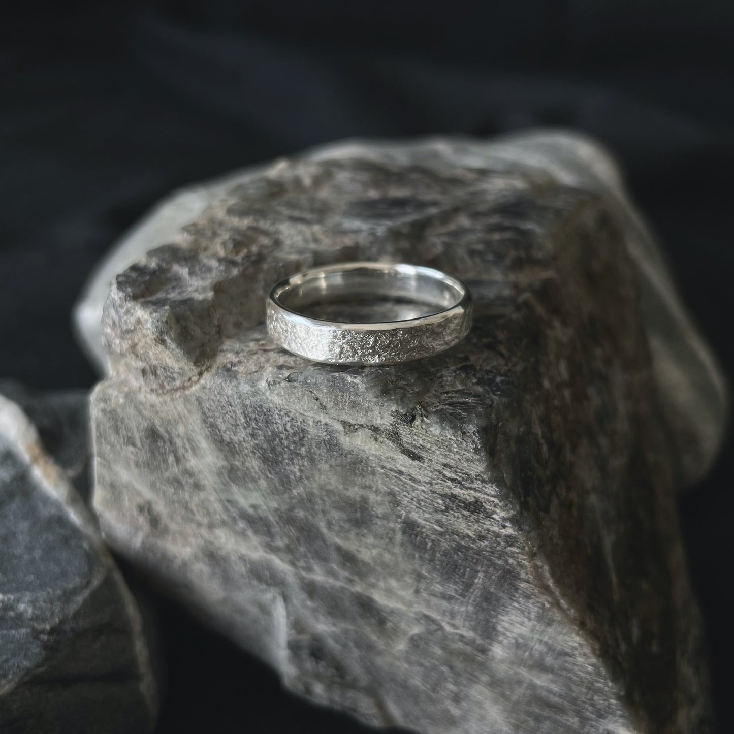 Rock Textured Ring (medium)