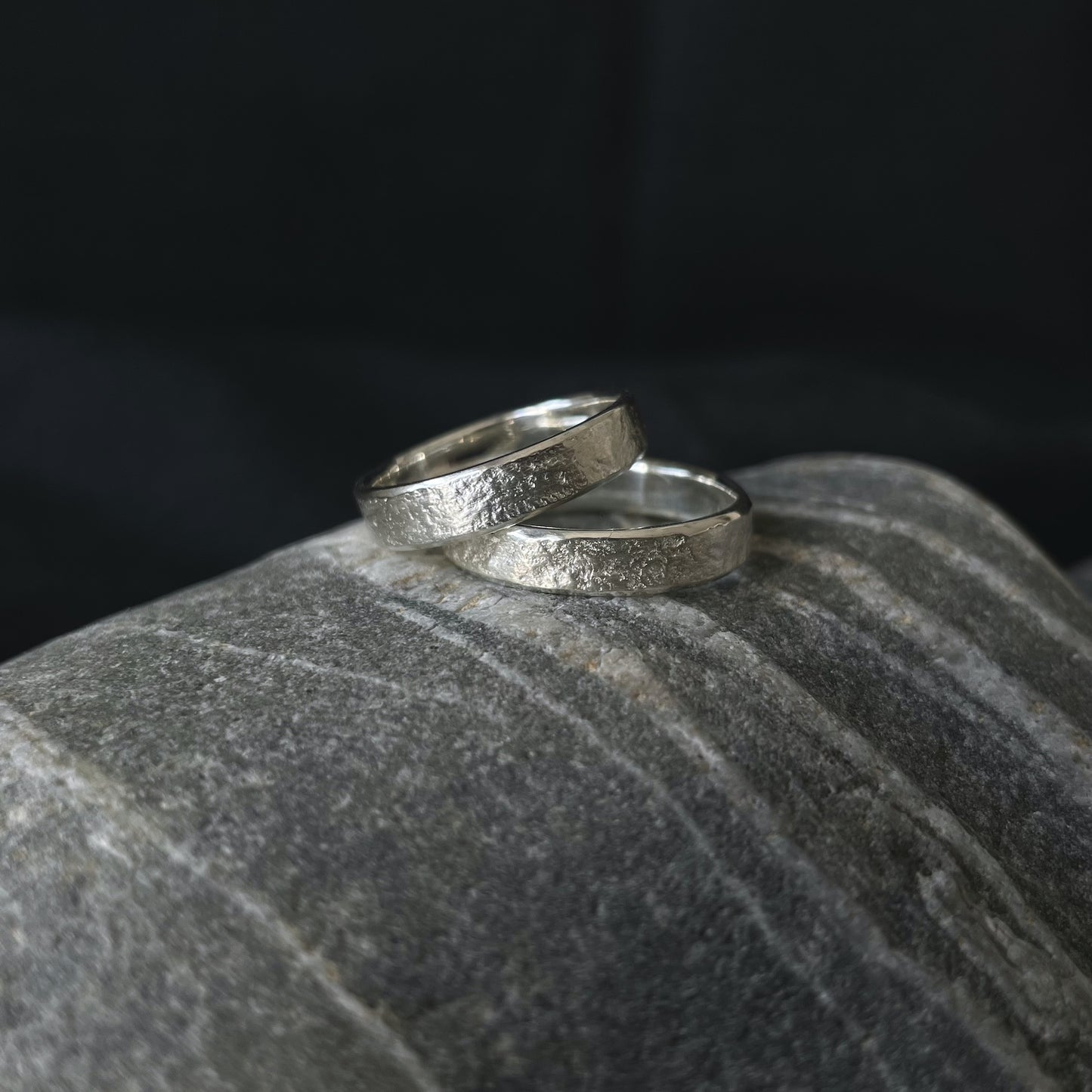 Rock Textured Ring (medium)