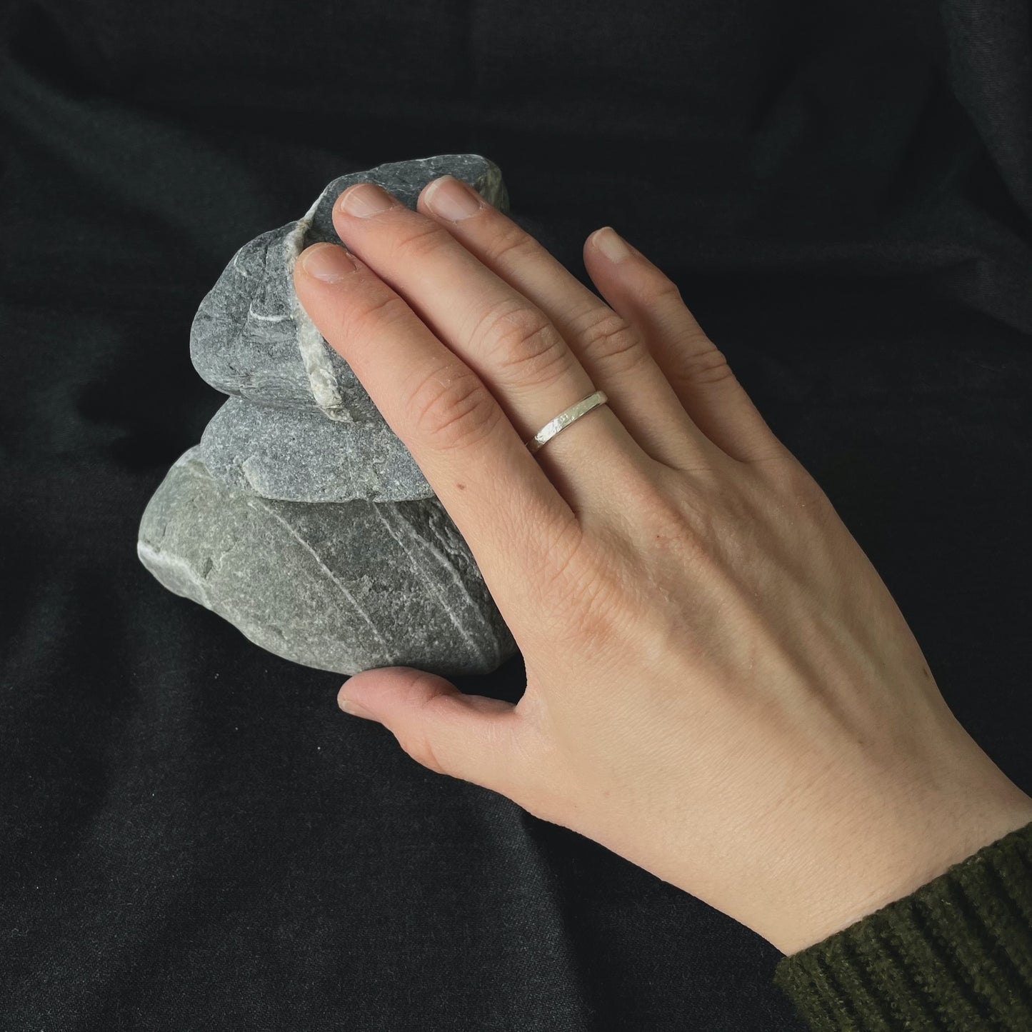 Rock Textured Ring (mini)