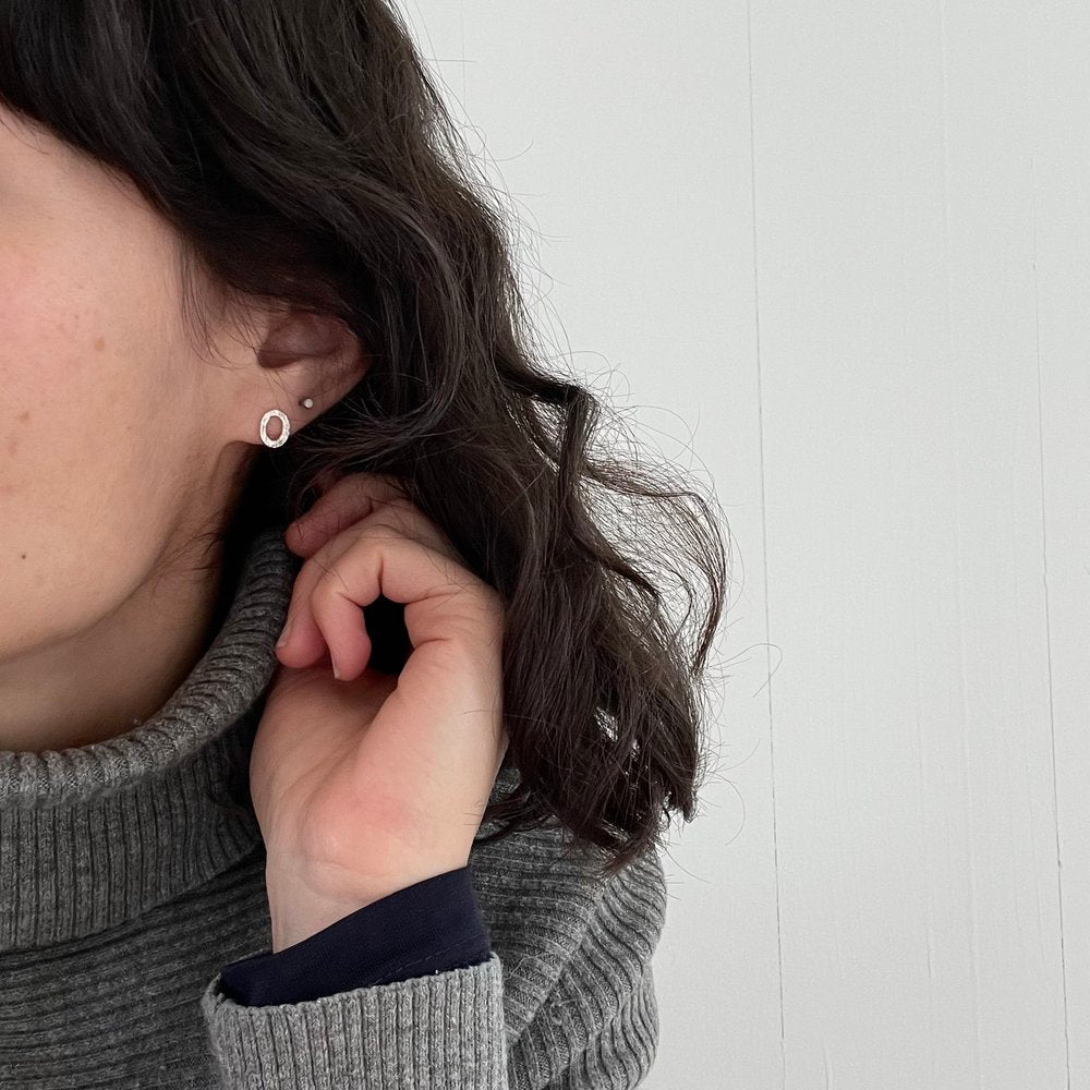 Mini Rock Textured Studs