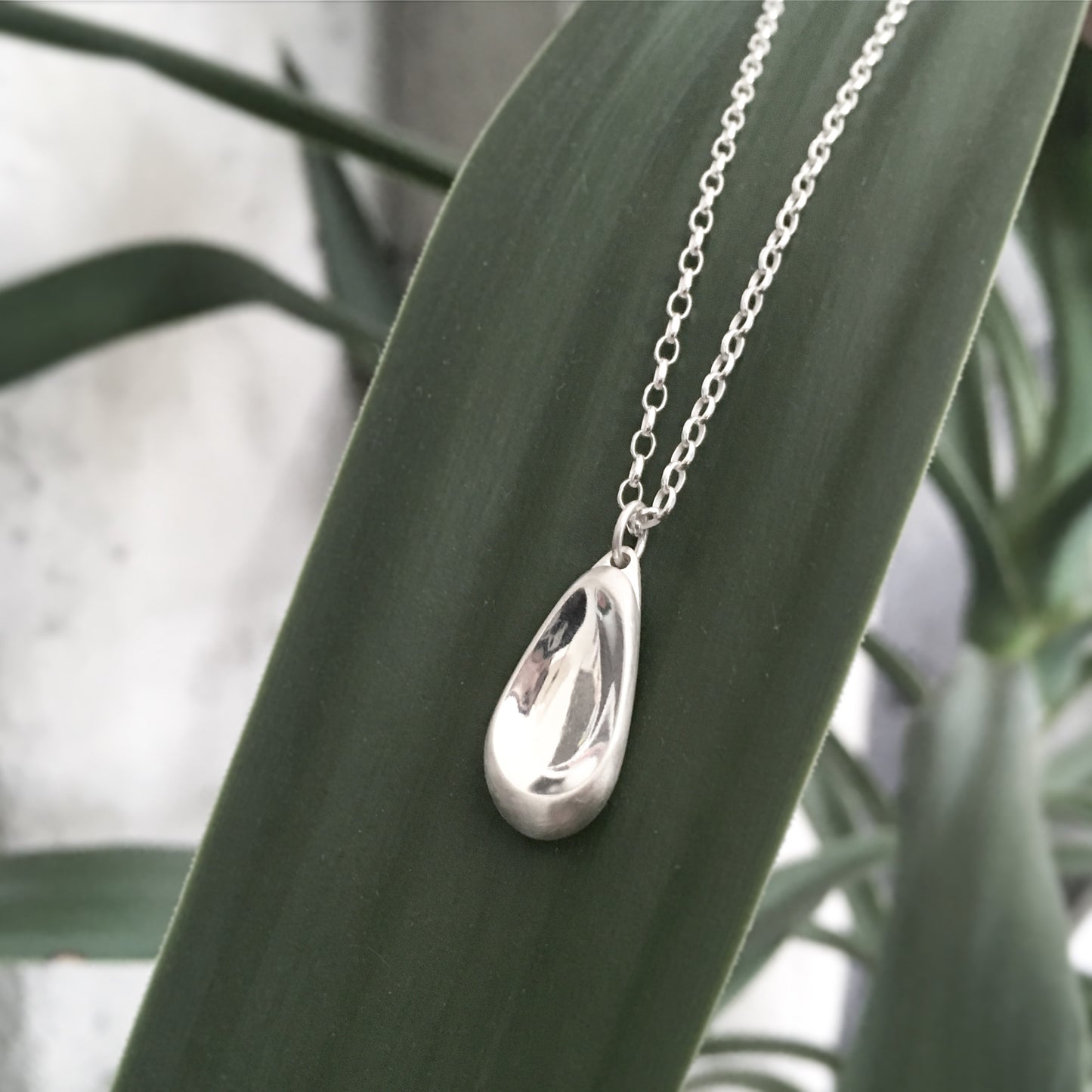 Teardrop Pendant Necklace