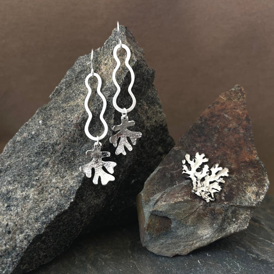 Wavy Lichen Earrings