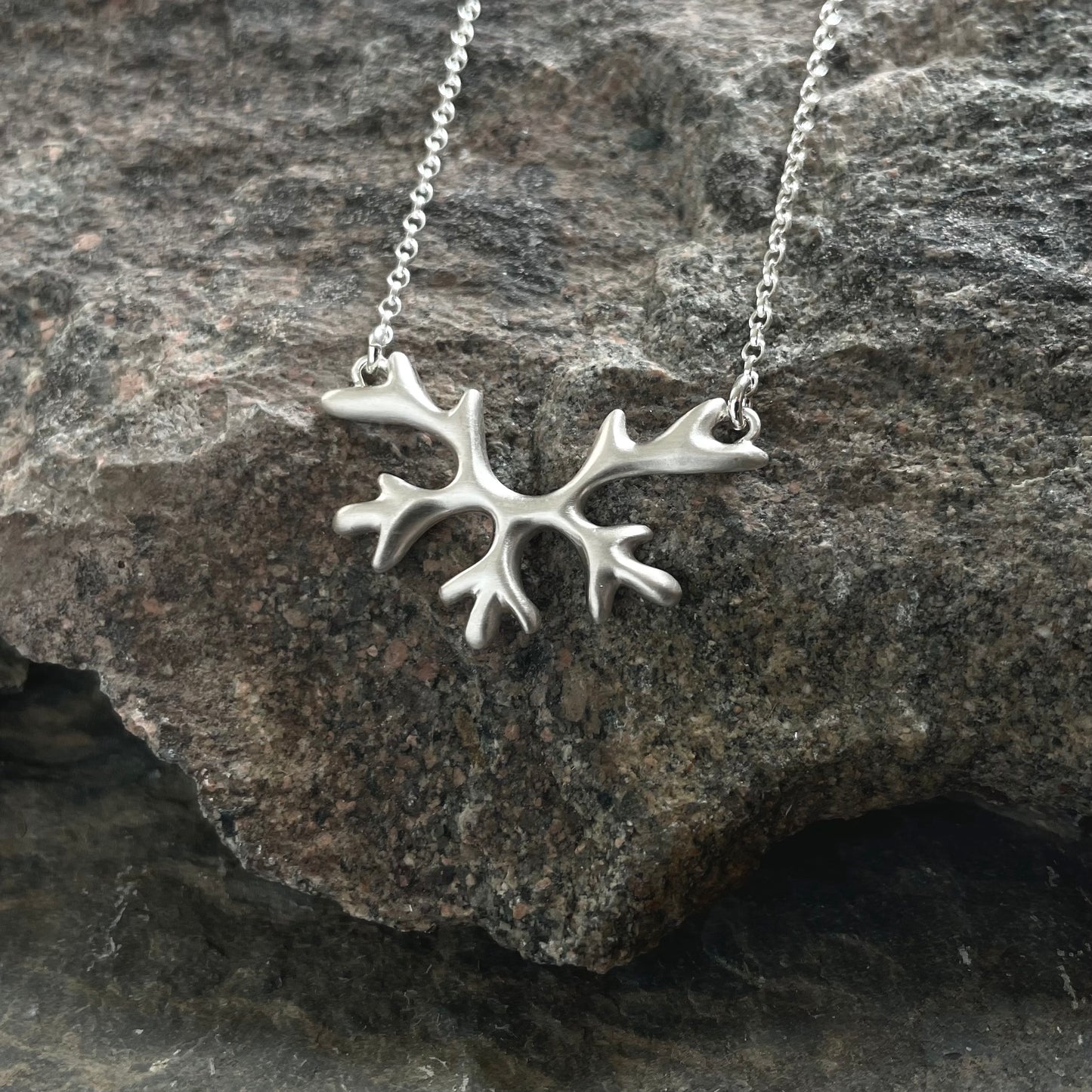 Antler Lichen Necklace